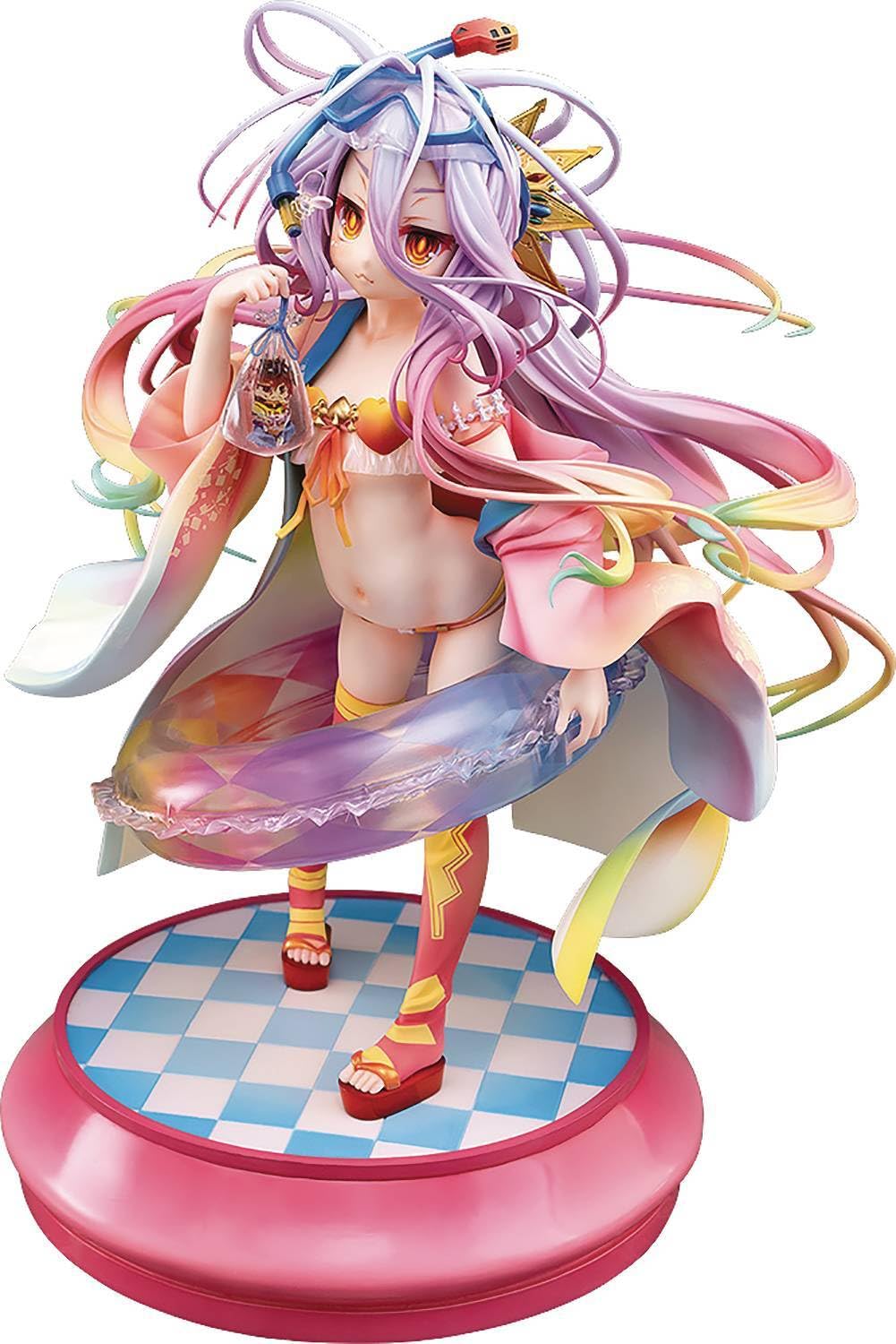 Phat No Game No Life: Shiro (Summer Season Version) 1:7 Scale PVC Figure, Multicolor