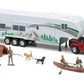 NewRay Toys Die Cast Pick Up Truck with Camper Trailer and Accessories