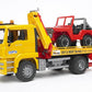 Bruder 02750 Man TGA Tow Truck with Cross Country Vehicle