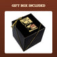 Alex Cramer Golden Gate Dice Shaker Cup Set - Leather Cup with 5 White Dice, Drawstring Pouch, & Liar’s Dice Book - Black Lining