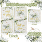40Pcs Fall In Love Napkins-Fall Bridal Shower Decorations, Disposable Green Pumpkin Paper Fall Wedding Shower Dinner Napkins For