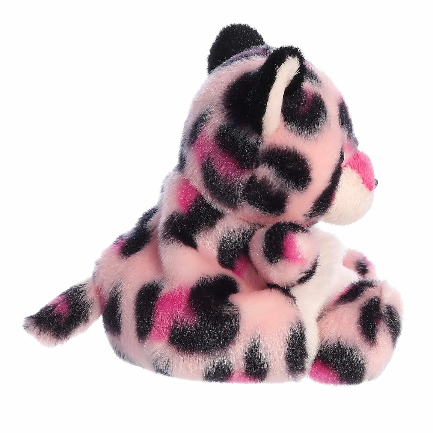 Aurora Adorable Palm Pals Regina Pink Leopard Stuffed Animal - Fun Collectible Plush for Kids and mature-themed Collectors - Perfect for Decorating Rooms and Birthday Gifts - 5 Inches