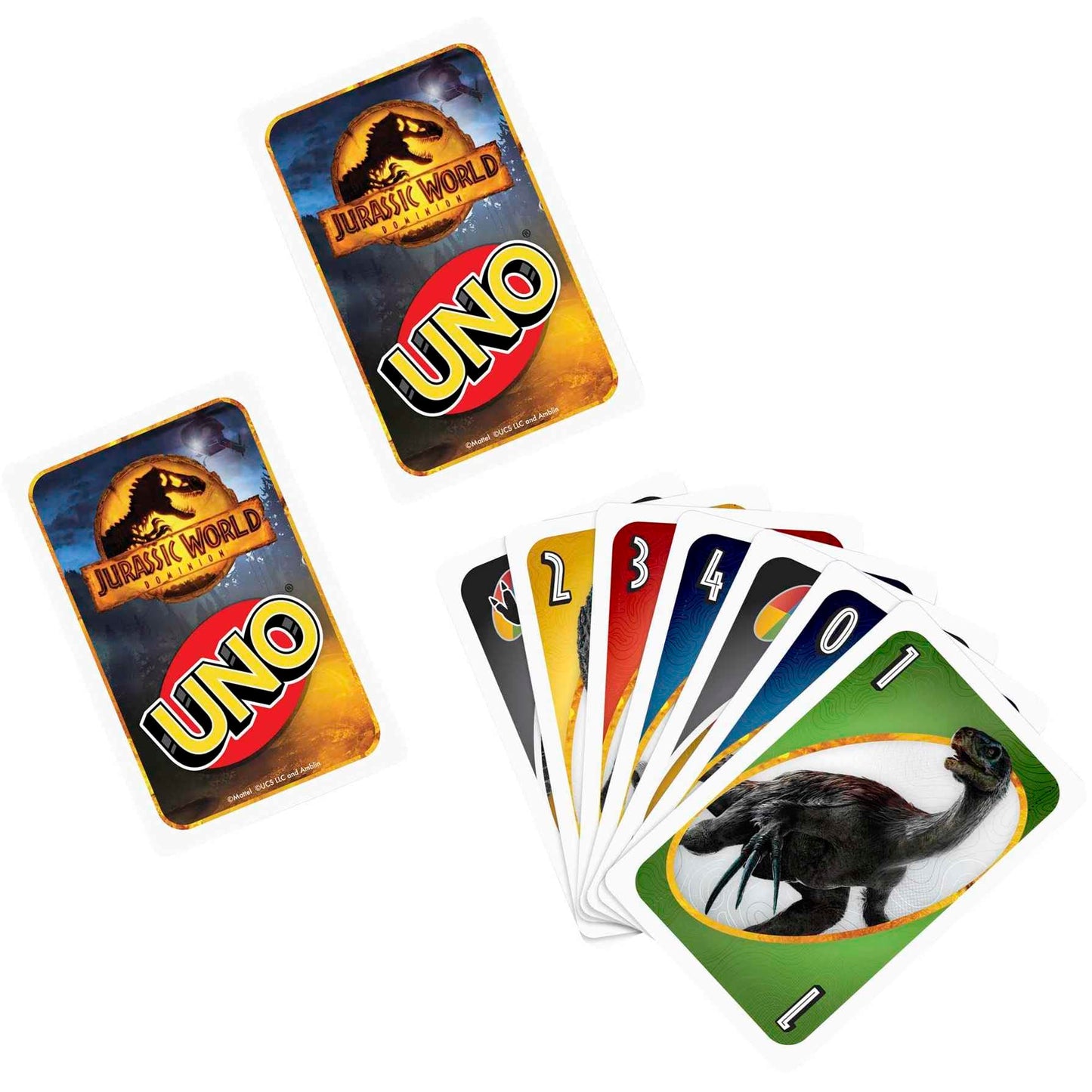 Jurassic World Toys Dominion Card Game with Themed Deck & Special Rule  Gift for Kid  mature-themed & Family Game Nights  Ages 7 Years Old & Up