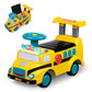 Play-Doh Activity School Bus - Push And Ride On Toy Car For Kids Up To 44 Lbs, Lights And Sounds. Includes Shape And Number Cutters, Play Doh Set, Kids Ride On Toy, Push Car For Girls And Boys