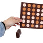 Gothink Wooden 4 In A Row Game, Classic Strategy Game For Kids And Adults, Connect The 4 Discs Of Same Colour In A Row Perfect For Family Picnics, Camping, Great Travel Game And Gift For All Ages