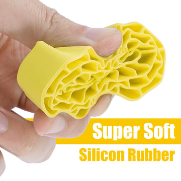 INJORA Silicone Rubber Inserts for 62-64mm*24mm 1.0'' Tires(Large Yellow)