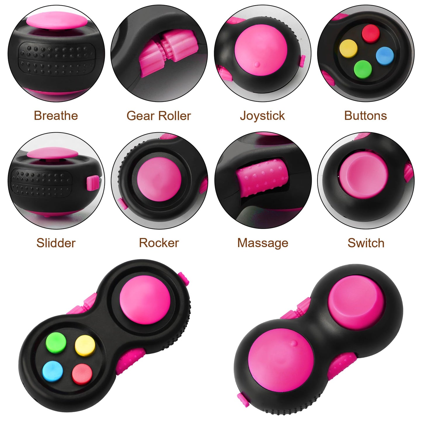 Htsho Fidget For Adults, Cool Fidget Toys For Boys Girls, Adhd Fidget Toys For Kids 8-12, Teen Fidget Toys, Anxiety Relief Toys