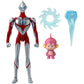 BANDAI NAMCO Ultraman Rising 6" Action Figure - Ultraman & Emi, PVC, Model 93341