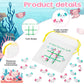 Sotiff 36 Set Tic Tac Toe Games Bulk Axolotl Party Favors Axolotl Tic Tac Toe with Bag Animal Birthday Party Gifts Classroom Exc