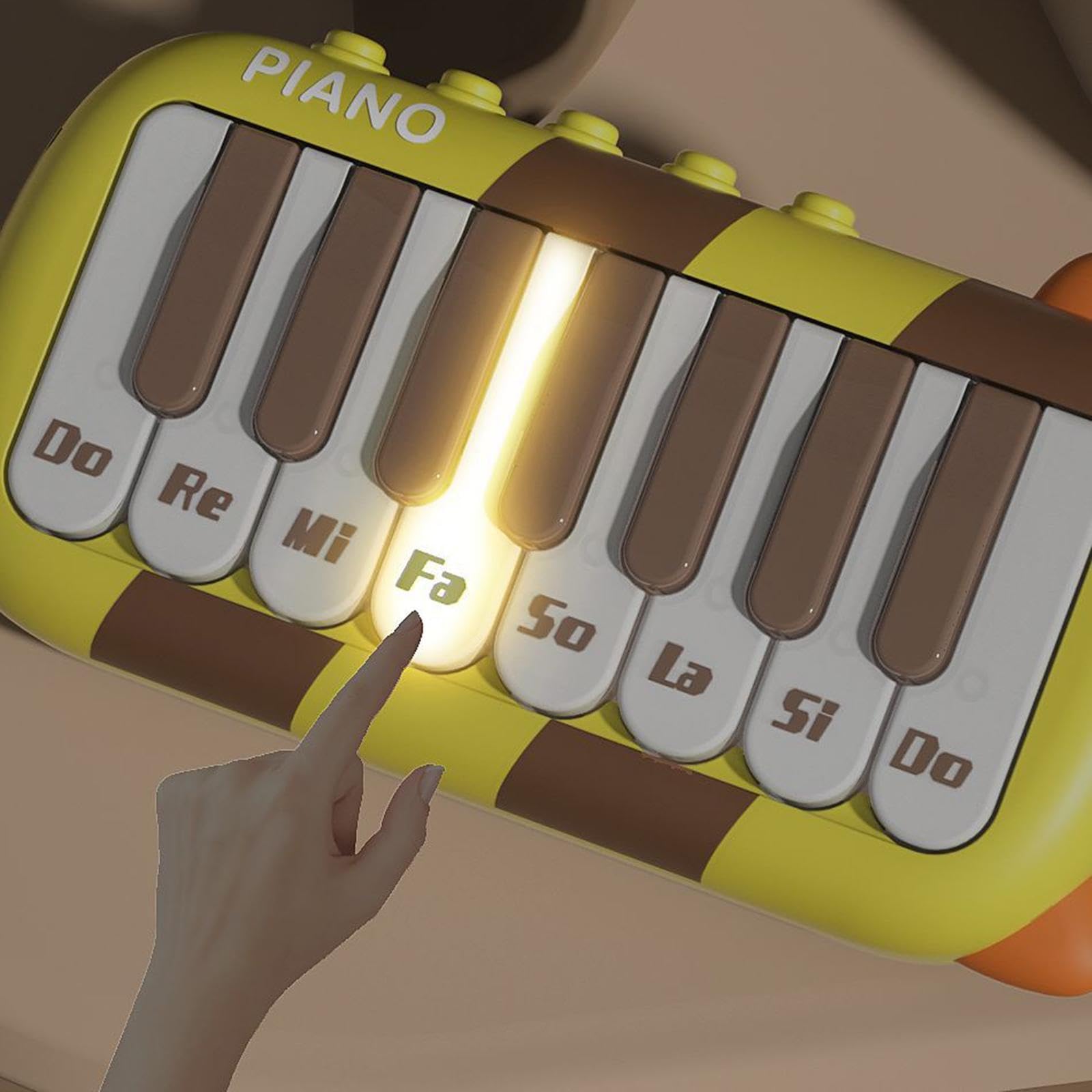 Bnf Baby Piano Toy Early Learning Birthday Gifts Baby Musical Toy For Girls Boys Yellow|Toys & Hobbies | Educational | Music & A