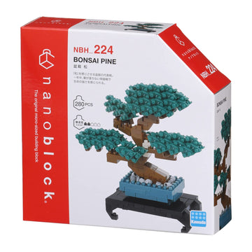 Nanoblock - Culture - Bonsai Pine, Sight To See Series Building Kit