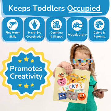 Toyventive Educational Books, Flash Cards, And Puzzles - Birthday Gifts For 1, 2, 3, And 4 Year Old Boys, Toddler Learning Toys And Activities
