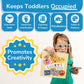 Toyventive Books, Toddler Flash Cards, And Puzzles – Educational Toys And Birthday Gifts For 1, 2, 3 Year Old Girl, Preschool Learning Activities And Games, Colors, Shapes, Letters, Numbers
