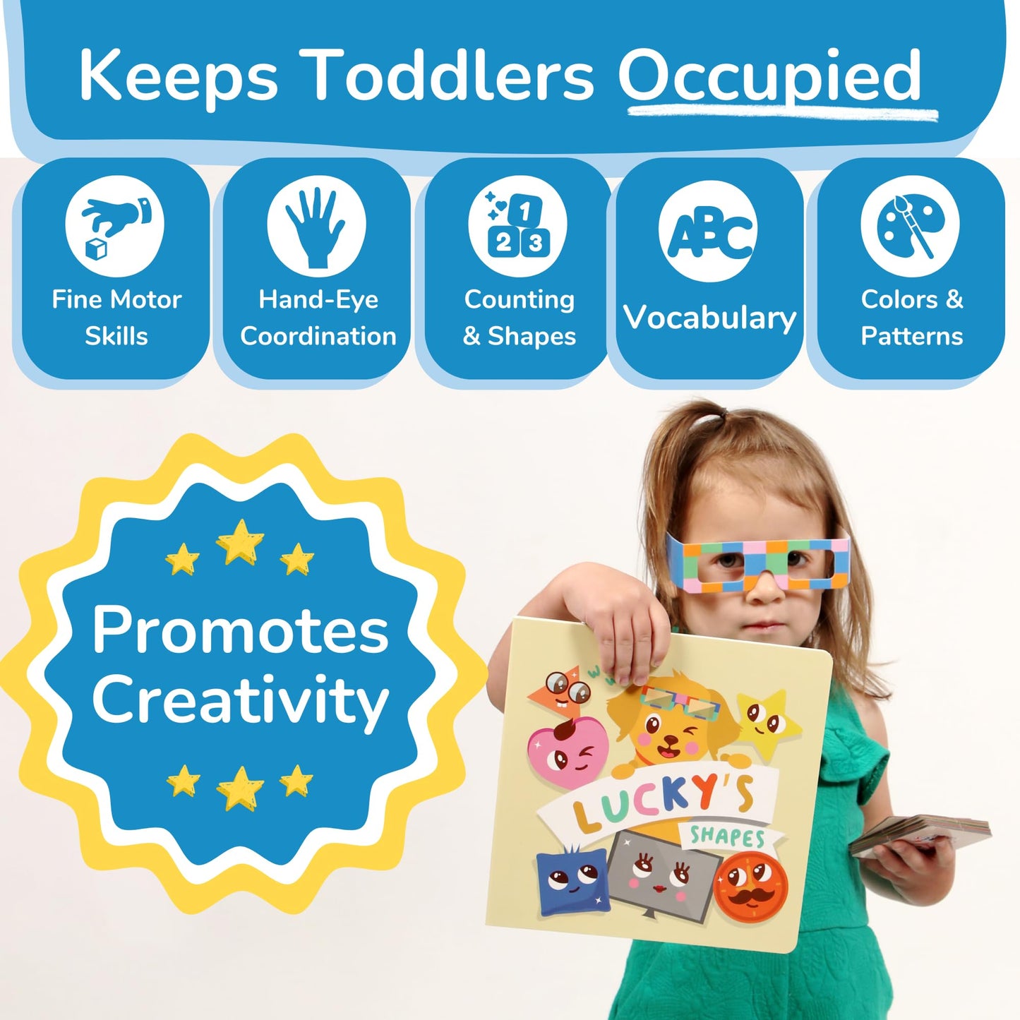 Toyventive Books, Toddler Flash Cards, And Puzzles – Educational Toys And Birthday Gifts For 1, 2, 3 Year Old Girl, Preschool Learning Activities And Games, Colors, Shapes, Letters, Numbers
