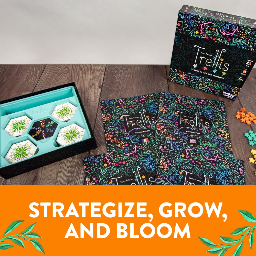 Trellis - Strategic Board Game | Perfect For Game Nights, Parties, And Casual Hangouts Components | Easy To Learn, Fun To Master