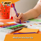 Bic Kids Kid Couleur Felt Tip Colouring Pens - Assorted Colours, Cardboard Wallet of 24