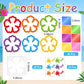 Cinrobiye 24 Set Summer Suncatcher Craft Kit DIY Hawaii Ornaments Luau Moana Tissue Paper Art and Craft Kit Hibiscus Hanging Orn