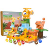 Airkid Marble Run Dinosaur Toys for Kids 4-8, STEM Building Blocks Compatible, Educational Gift for Boys & Girls