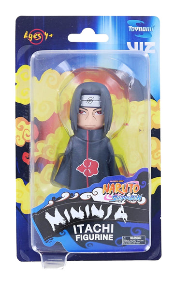 Toynami Naruto Shippuden Mininja Figurine Series 1 - Itachi Officially Licenced Figurine - Approx 4”