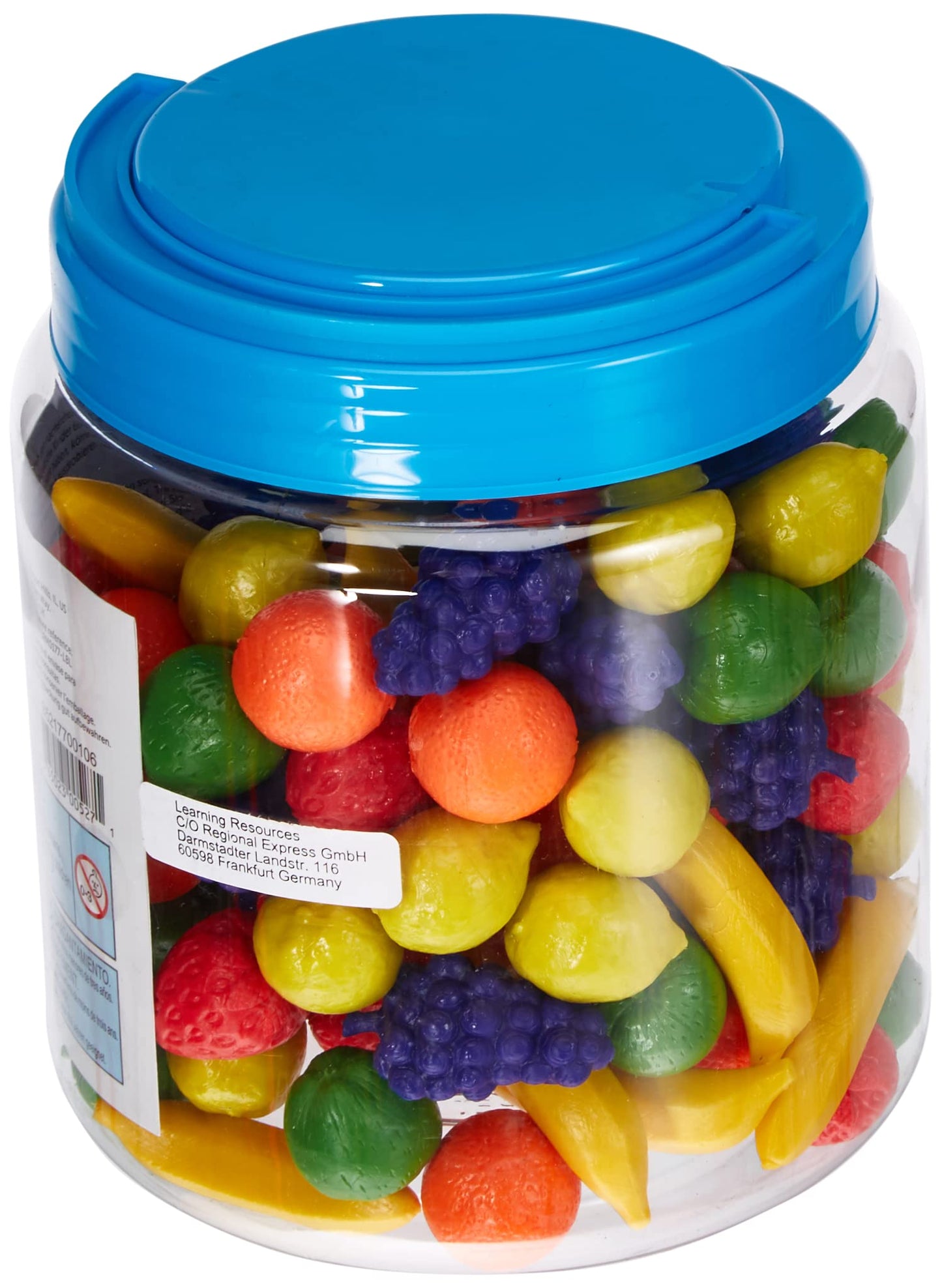 Learning Resources Fruity Fun Counters - Educational Toy, Set of 108, Medium Size, Multicolor, Rubber, Model LER0177