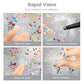 Moko Swim Rings With Glitter, 90Cm Diameter Inflatable Pool Float Swimming Pool Float Tube Round Shaped Swimming Tube Water Fun
