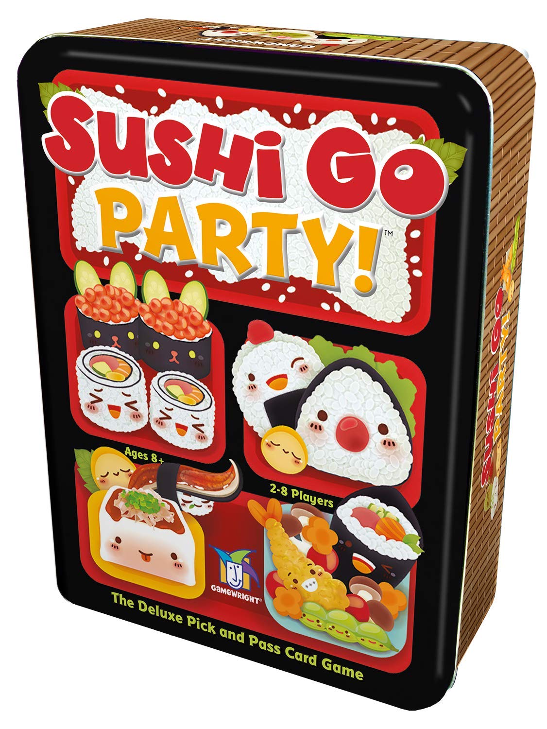 Gamewright Sushi Go Party! Deluxe Card Game - Standard Size, Multicolor, Model CSG-SUSHI_P, Paper Material