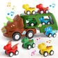 newcrave Dinosaur Truck Toys for Toddlers Boys Age 1-3 2-4, 5 in 1 Dinosaur Car for Toddlers Boys Girls Toy for 1 2 3 4 5 Year O