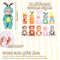 Mxsyshyj 10 Pcs 4 Inch Mini Baby Dolls Playset With Handmade Animal Clothes - Reborn Baby Dolls Realistic Open Eye Design Role P