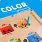 Likee Strong Magnetic Maze, Montessori Toys For 1 2 3 Years Old Boy Girl, Wodden Puzzle Develop Fine Motor Skills, Kids On Road Trip Travel Airplane Activity, 1-5 Preschool Learning Shape & Color