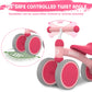 Baby Balance Bike Toys For 12-36 Months Boys Grils Baby Bike Kids Toy Toddler Bike No Pedal Best First Birthday Gifts Children Walker Infant 4 Wheels Bicycle Tarining Bike (Pink)