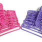 12 Pink And 12 Lavender Plastic Hangers For 18 Inch Dolls Fits 18 Inch Doll Clothes