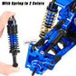 RCHuiWow 1/10 RC Upgrades for Rustler 4x4 - Driveshafts, Shocks, Suspension Arms, Navy Blue