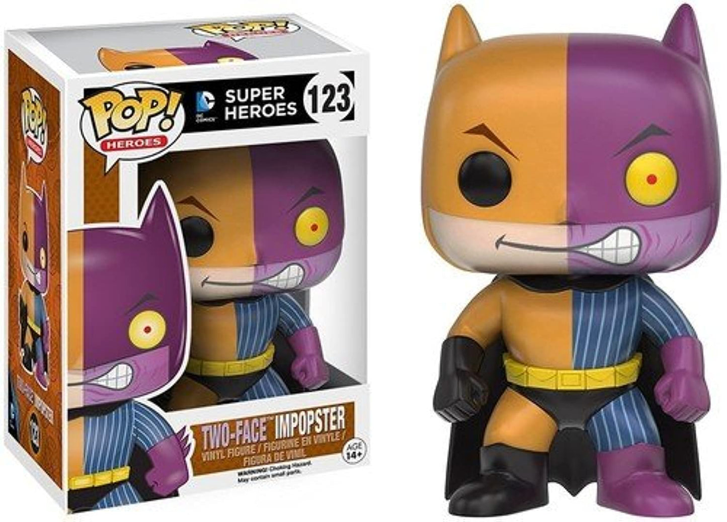 Funko Pop Heroes Villains As Batman Two-Face Action Figure