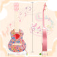 Leeqee 21In Colorful Graffiti Ukulele Guitar For Kids, 4 Strings Kids Guitar Ukulele Musical Instruments Learning Educational To