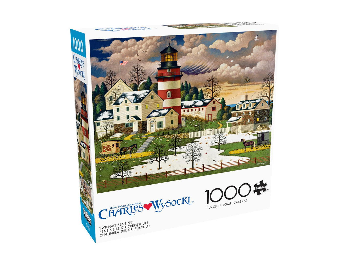 Buffalo Games - Charles Wysocki - Twilight Sentinel - 1000 Piece Jigsaw Puzzle For Adults -Challenging Puzzle Perfect For Game N