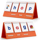 Aizweb Cvc Word Builder,Phonics Games Flash Cards For Preschool Kindergarten Classroom,Montessori Special Education Reading Manipulative Spelling Toy For Learning Activity Teacher School Supplies