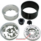 Txxrcss RC 2.2 Beadlock Wheels Adjustable 2 Offsets Rims Hub Aluminum Upgrades for 1/10 Crawle Car Wheel and Tires Remote Contro