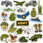 Military Stickers And Decals Army Stickers Military Helmet Stickers Tactical Stickers For Hard Hat Waterproof Stickers(50 Pcs)