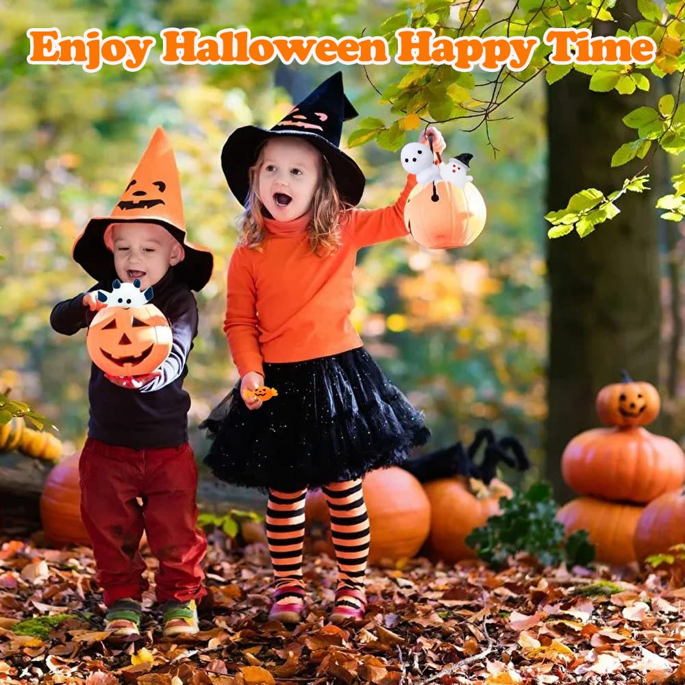 40Pcs Halloween Mochi Squishy Toys Squishies Halloween Toys For Kids Girls Boys Adults Halloween Party Favors Trick Or Treat Bag