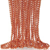 Orange Oval Bead Necklaces (30'') - Pack Of 50 - Gorgeous & Attention-Grabbing, Perfect for Parties, Fun Events & Stylish Fashio