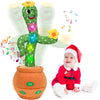 LGOUYGG Talking Cactus Baby Toy, Singing Mimicking Repeating Tummy Time Toys with Music and Light, Infant Babies Toddler Kids Bo