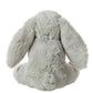 Apricot Lamb Toys Plush Grey Bunny Rabbit Stuffed Animal With Fluffy Soft Ears (Grey Bunny, 8 Inches)