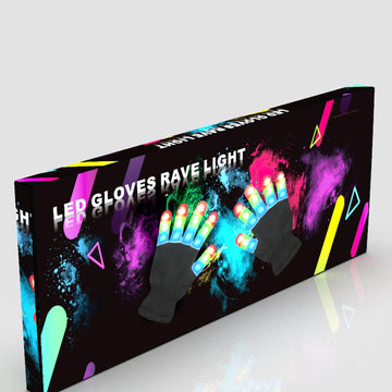 Coceleryre Led Gloves Light Up Gloves Boys Cool Toys 6 Modes Flashing Fun Toys For 4 5 6 7 Year Old Kids Gift