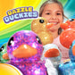 JA-RU Giant Glitter Rubber Ducks (2 Ducks Assorted) 7'' Large Rubber Duck. Kid Bath Toys. Stress Relief Fidget. Beach & Pool Toy