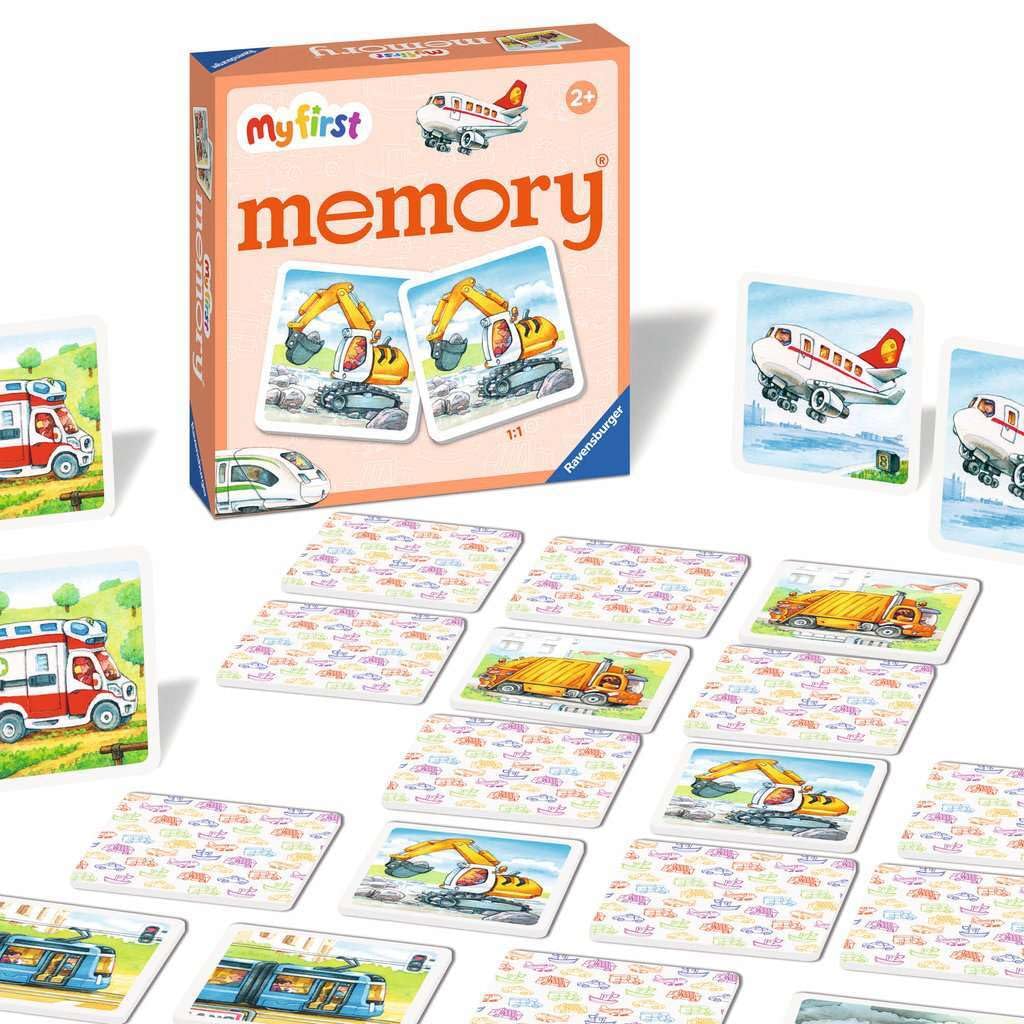 Ravensburger Vehicles My First Memory® Game For Kids Ages 2 And Up – A Fun & Fast Picture Matching Game