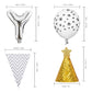 Legendog Dog Birthday Party Supplies Dog Paw Print Balloons Cat Birthday Hat Happy Birthday Banner Foil Balloons Lets Pawty Letters Balloons Decorations