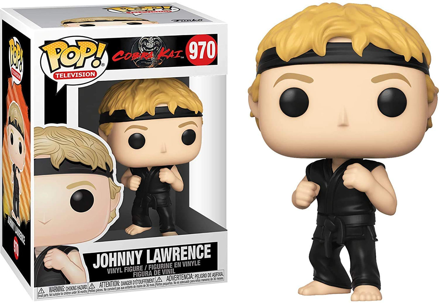 Pop Johnny Lawrence [Cobra Kai] Funko Vinyl Figure (Bundled With Compatible Pop Box Protector Case), Multicolor, 3.75 Inches