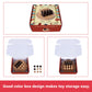 Gothink Portable 3D Wooden Four In A Row Board Games For Adults & Kids- 4 In A Row Game Set With Birch Chess For Family Night Games Birthday & Holiday Party Toy Gifts - Challenge Your Mind