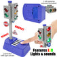 Kiddie Play Traffic Signs And Crosswalk Light Signal Toys For Kids (12Pcs)