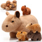 Hollowfly 5 Pcs Capybara Stuffed Animals Capybara Plush Set Gift For Kids Mommy With 4 Cute Babies Inside Soft Stuffed Capybara